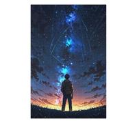 Rompecabezas para Adultos75x50cm/1000pcs Gazing at The Cosmos Rompecabezas para Adultos Juego De Ingenio Mejora La Memoria Ayuda A Ejercitar El Cerebro 75x50cm/1000pcs