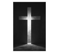 Rompecabezas para Adultos75x50cm/1000pcs Illuminated Christian Cross Rompecabezas Juegos Familiares Difícil Difícil Oferta como Regalos para Toda La Familia 75x50cm/1000pcs