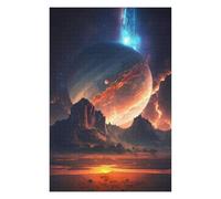 Rompecabezas para Adultos75x50cm/1000pcs Jupiter Plateau Landscape Rompecabezas para Adultos Juguetes Antiestrés para La Diversión Familiar Actividades Divertidas En Casa 75x50cm/1000pcs