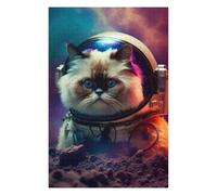 Rompecabezas para Adultos75x50cm/1000pcs Space Cat Adventure -9 Rompecabezas para Adultos Juego Práctico Vacaciones En Casa Matar El Tiempo Regalos Y Cumpleaños Únicos 75x50cm/1000pcs