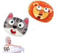 Rompecabezas para el baño, Rompecabezas Facial para niños pequeños, Espuma educativa con ventosas para hoteles, guarderías, Jardines de Infancia, niñas y niños (A+B)
