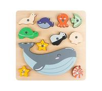 Rompecabezas para Niños, Juego, Animales, 14 Piezas | Construcción , Juego manual infantil, Clasificación figuras, Para familias educativas