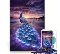 Rompecabezas Paraíso de los Pavos Reales de 1000 Piezas para Adolescentes Fortalece la Memoria Ideal para el hogar y el Ocio Bordes limpios Un Regalo entrañable (38x52cm)