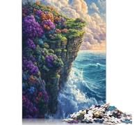 Rompecabezas Paraíso en el acantilado para Adultos, 1000 Piezas, Rompecabezas de Madera para Pared, 1000 Piezas (75 x 50 cm)