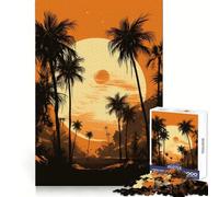 Rompecabezas Paraíso Tropical de 1000 Piezas para Adolescentes Desarrolla la Memoria, relaja la Mente y es Divertido Bordes limpios Regalo Ideal (38x26cm)