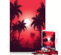 Rompecabezas Paraíso Tropical de 1000 Piezas para Adultos Desarrolla la lógica, se relaja, se UNE fácilmente y es un Regalo Ideal (50x75cm)