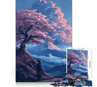 Rompecabezas Paseando en Soledad, Japón, 1000 Piezas para Adultos, Pensamiento estratégico, recreación Ligera, diseño Limpio, (50x75cm)