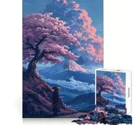 Rompecabezas Paseando en Soledad, Japón para Adultos, 1000 Piezas, Mejora la Memoria, Calma, recreación, Corte láser, Navidad (38x26cm)
