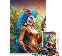 Rompecabezas Peafowl Chronicler de 1000 Piezas para Adultos Desarrolla la Mente y estimula el Cerebro Bordes precisos (50x75cm)