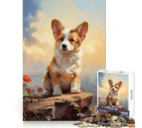 Rompecabezas Pembroke Welsh Corgi para Adultos, 1000 Piezas, Logic Boost Toy Group, Joy Premium Edge, Sorpresa de cumpleaños (50x75cm)