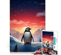 Rompecabezas Penguin Polar Lights para Adultos, 1000 Piezas, Logic Boost Toy Group, Joy Premium Edge, Sorpresa de cumpleaños (50x75cm)