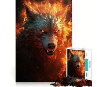 Rompecabezas Perro del Infierno Furioso para Adolescentes,1000 Piezas,Divertido Juego de Memoria,Superficie Lisa sin Rebabas,Regalo de cumpleaños,Juguete para ejercitar la Mente (38x26cm)