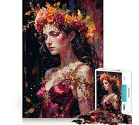 Rompecabezas Perséfone: El último susurro del otoño, 1000 Piezas, para Adolescentes Mejora la Memoria, Tiempo de relajación, Bordes precisos, Regalo Creativo (38x52cm)