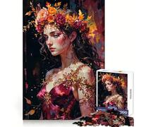 Rompecabezas Perséfone: El último susurro del otoño, 1000 Piezas, para Adolescentes Mejora la Memoria, Tiempo de relajación, Bordes precisos, Regalo Creativo (38x52cm)