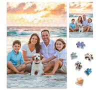 Rompecabezas personalizado con tu foto, rompecabezas de 200 piezas para adultos, rompecabezas de madera personalizado de 25 x 35 cm, regalos conmemorativos personalizados para familiares, amigos