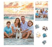 Rompecabezas personalizado con tu foto, rompecabezas de 35 piezas para adultos, rompecabezas personalizado de madera de 10 x 15 cm, regalos conmemorativos personalizados para familiares, amigos