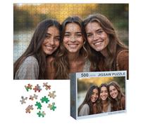 Rompecabezas personalizado de 500 piezas, rompecabezas personalizado para adultos, rompecabezas personalizados de fotos de Halloween, familia, vacaciones, regalo de boda
