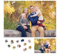 Rompecabezas personalizado para adultos, 1000 piezas, rompecabezas de madera de 50 x 75 cm con tu ftoto, regalos de cumpleaños para mamá papá, rompecabezas personalizados para familiares, amigos