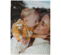 Rompecabezas Personalizados con Fotos de 300/500/1000 Piezas, Día de la Madre cumpleaños Navidad Bodas Adultos Familia Amigos (Horizontal/Vertical/Madera/Papel), 1 imágenes