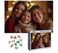 Rompecabezas personalizados de 300 piezas, rompecabezas personalizado de fotos, rompecabezas personalizado con imagen, ceremonia de graduación de mascotas, familia, Navidad, mascota, cumpleaños