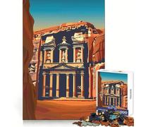 Rompecabezas Petra Treasury de 1000 Piezas para Adolescentes, Juguete para ejercitar la Mente, Ideal para Momentos de Tranquilidad, Ideal para armar, Regalo de Temporada (38x52cm)