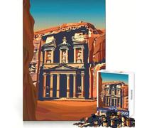 Rompecabezas Petra Treasury de 1000 Piezas para Adolescentes Refuerza la Memoria, Calma y relajación Bordes de Calidad (50x75cm)