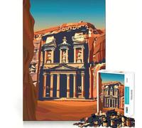 Rompecabezas Petra Treasury de 1000 Piezas para Adolescentes Refuerza la Memoria, Calma y relajación Bordes de Calidad (50x75cm)