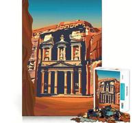 Rompecabezas Petra Treasury de 1000 Piezas para Adultos Fortalece la Memoria Tiempo de relajación Bordes limpios (38x26cm)