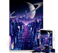 Rompecabezas Phantom Night City de 1000 Piezas para Adolescentes, Juguete de lógica Fuerte, Escape Tranquilo, Borde Transparente, Regalo de cumpleaños (38x52cm)