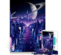 Rompecabezas Phantom Night City para Adolescentes, 1000 Piezas, Juguete para ejercitar la Mente, diseño Relajante, Montaje, Sorpresa navideña (50x75cm)