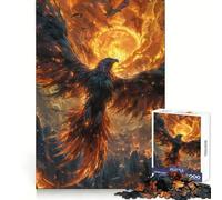 Rompecabezas Phoenix and Sun de 1000 Piezas para Adultos Rompecabezas Mental Suave y Relajante Imagen para armar Artículo de Santa Claus (38x52cm)