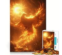 Rompecabezas Phoenix and Sun para Adultos de 1000 Piezas, Juguete para ejercitar la Mente, diversión Familiar, Corte de precisión, Regalo Encantador (50x75cm)