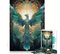 Rompecabezas Phoenix de 1000 Piezas para Adolescentes, Juguete de lógica Mental, Escape Tranquilo, Arte de Bordes Finos, Coleccionable (50x75cm)