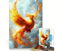 Rompecabezas Phoenix in Flight de 1000 Piezas para Adultos y Adolescentes Juguete para Pensar y reflexionar Alivia el estrés Regalo navideño de Corte Limpio (38x52cm)
