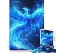 Rompecabezas Phoenix Neon Animal de 1000 Piezas para Adolescentes, Juguete de lógica, Juego en Grupo, Corte de precisión, Regalo Original (50x75cm)