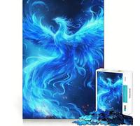 Rompecabezas Phoenix Neon Animal de 1000 Piezas para Adolescentes, Juguete de razonamiento y Desarrollo Mental, Ideal para Relajarse (38x26cm)