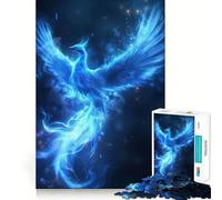 Rompecabezas Phoenix Neon Animal para Adultos, 1000 Piezas, Juguete para ejercitar la Mente, Ideal para Relajarse y armar una Imagen, Regalo artístico (38x52cm)