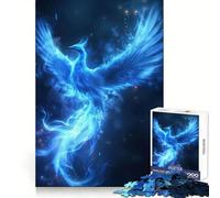 Rompecabezas Phoenix Neon Animal para Adultos de 1000 Piezas, Juguete para ejercitar la Mente, diversión Familiar, Corte de precisión, Regalo Encantador (50x75cm)