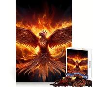Rompecabezas Phoenix Respawn de 1000 Piezas para Adolescentes, Juguete Que desafía la Mente, pasatiempo Tranquilo, Corte preciso, Regalo de Temporada (38x26cm)