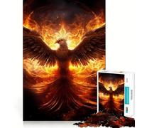Rompecabezas Phoenix Respawn de 1000 Piezas para Adultos Juguete Inteligente para armar Juntos Diversión con Corte preciso Exhibición artística (38x52cm)