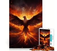 Rompecabezas Phoenix Respawn de 1000 Piezas para Adultos Juguete Inteligente para armar Juntos Diversión con Corte preciso Exhibición artística (50x75cm)