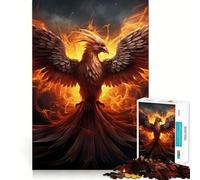 Rompecabezas Phoenix Respawn de 1000 Piezas para Adultos, para ejercitar la Mente y aliviar el estrés Decoración de Pared con Bordes precisos (50x75cm)