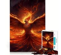 Rompecabezas Phoenix Respawn de 1000 Piezas para Adultos Rompecabezas Mental Suave para Relajarse Imagen para armar Artículo de Santa Claus (38x52cm)