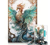 Rompecabezas Phoenix Resucitado de 1000 Piezas para Adolescentes Fortalece la Memoria, Calma y relajación Bordes de Calidad (50x75cm)