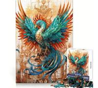 Rompecabezas Phoenix Resucitado de 1000 Piezas para Adultos, Juguete de lógica y Entretenimiento, Bordes Lisos, Regalo de Temporada (50x75cm)