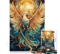 Rompecabezas Phoenix Resucitado de 1000 Piezas para Adultos Juguete para el hogar Disfrute de un Corte Fino Regalo Ideal para Papá Noel (38x52cm)