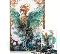 Rompecabezas Phoenix Resucitado para Adolescentes, 1000 Piezas, Rompecabezas Mental, Relajante, Imagen, Ensamblaje, Regalo Conmovedor (38x52cm)