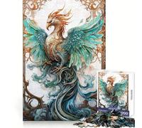 Rompecabezas Phoenix Resucitado para Adolescentes, 1000 Piezas, Rompecabezas Mental, Relajante, Imagen, Ensamblaje, Regalo Conmovedor (38x52cm)