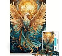 Rompecabezas Phoenix Resurrected de 1000 Piezas para Adolescentes Juguete de lógica, Sencillo y Divertido Bordes Suaves Regalo Elegante (50x75cm)