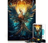 Rompecabezas Phoenix Resurrected de 1000 Piezas para Adolescentes: Mejora la Memoria, relajación Mental, Bordes Afilados, Regalo Creativo (38x26cm)